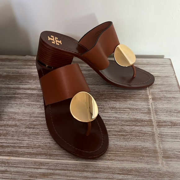 COPY - Tory Burch Patos Disk Sandals Size 8 - Picture 2 of 6